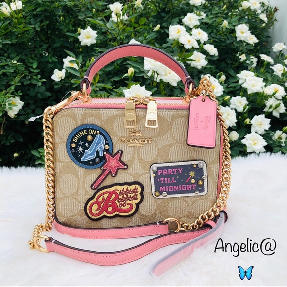 Disney X Coach Box Crossbody Patches - Picture 1 of 10